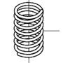 Image of Coil Spring (Rear). REAR SPRING -ONLY image for your 2011 Volvo S80